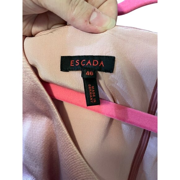 Escada Pink Sleeveless Sheath Dress Size 46 Screen Used Made In Germany - Picture 3 of 3